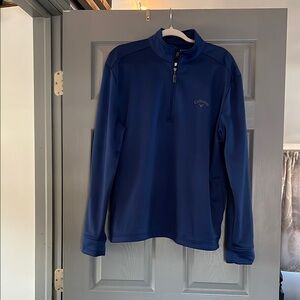 Callaway Blue Quarter-Zip Pullover